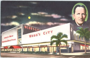 1962 Postkarte Webb's City Inc, Ungewöhnlichste Drogerie der Welt St, Petersburg, FL - Bild 1 von 4