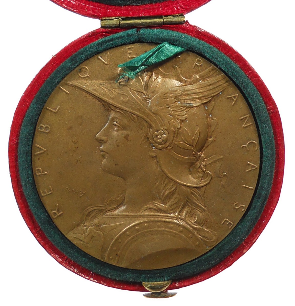 フランス共和国 教育省 銅メダル マリアンヌ1907-08年 オスカーロティ作品 フランス共和国 教育省 銅メダル マリアンヌ1907-08年 オスカー