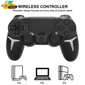 6-Axis Gyroscope Dual Vibration with Touch Pad Wireless Gamepad Bluetooth Contro - Picture 1 of 12