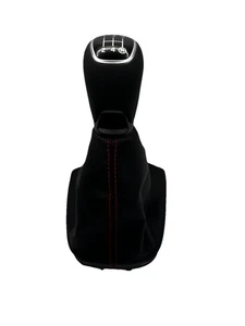 Skoda Citigo/VW Up GearKnob & Gaitor For 2012 On Black/Red Stitching Genuine  - Picture 1 of 24