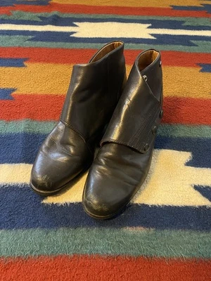 Ariat Vintage Leather Women’s Booties Buckle Black Ankle Boots Size 8.5B Western - Image 1 of 4
