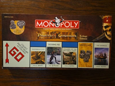 Настольная игра Монополия издание трилогии Disney's Pirates of the Caribbean НОВАЯ ЧИТАЙТЕ - Изображение 1 из 4