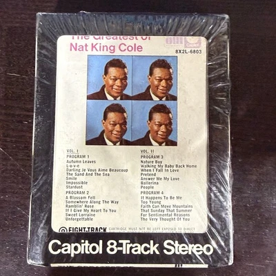 Nat King Cole The Greatest Of 8-Track Tape Cartridge New Sealed Capitol Stereo - Image 1 of 4