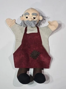 Títere de mano Geppetto o abuelo con cuerpo de tela - Imagen 1 de 3