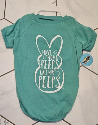 DOG easter PEEPS LARGE T SHIRT NEW Foto 1 de 2