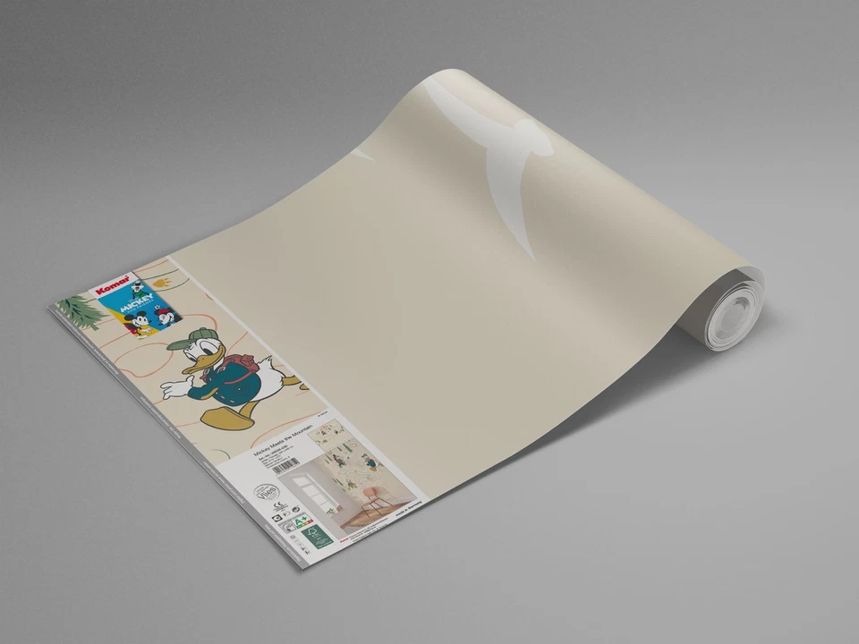 Mural de pared para dormitorio de bebé Disney Mickey Mouse se encuentra con la montaña foto fondo de pantalla Foto 1 de 4