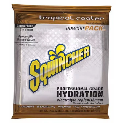 Sqwincher 159016409 Sports Drink Mix Powder 47.66 Oz., Tropical Cooler - Image 1 of 3