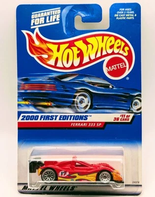 1999 HOT WHEELS " FERRARI 333 SP 2000 FIRST EDITION " #11 of 36 CARS - Image 1 of 4