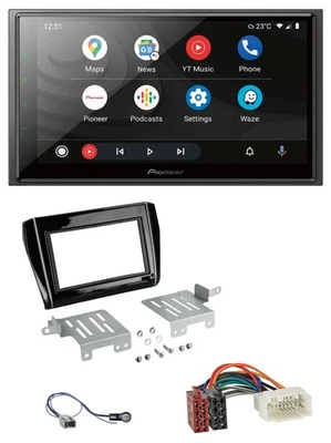 Pioneer USB 2DIN DAB MP3 Bluetooth Autoradio für Suzuki Swift ab 17 schwarz glän - Bild 1 von 4