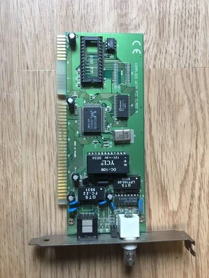 Scheda Ethernet ISA 8 bit per IBM 5150 e simili - Immagine 1 di 3