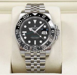 New Oct 2025 Rolex GMT-Master II Bruce Wayne 126710GRNR 40MM Jubilee Box Papers - Picture 1 of 6