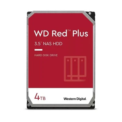 Western Digital Hard Disk Red Plus 4Tb 3.5 SATA 256MB Wd40efpx Hd Interno Hard D - Immagine 1 di 2