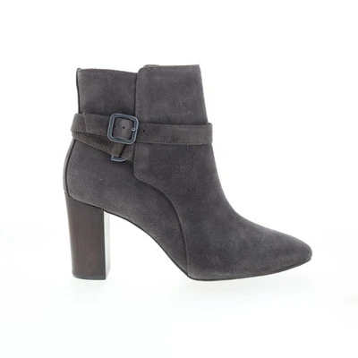 Botas al tobillo y botines de gamuza gris para mujer Johnston & Murphy Barbara 78-56506 Foto 1 de 4