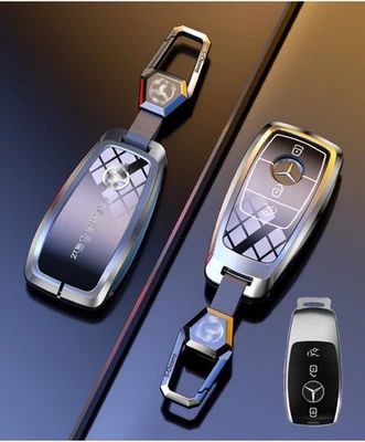 Funda Carcasa Llavero Mando a Distancia para Mercedes-Benz C E S C300 S450 GLS CLA Foto 1 de 4