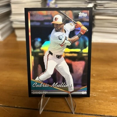 2024 Topps Archives Cedric Mullins #267 BASEBALL Orioles Black Foilboard - Image 1 of 2