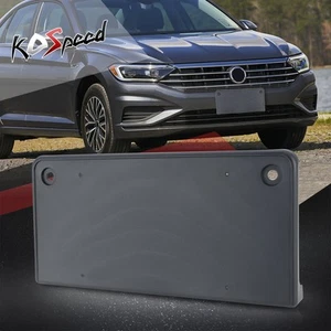Front Bumper License Plate Holder Mounting Bracket for 16-19 VW Passat S SE SEL - Picture 1 of 6
