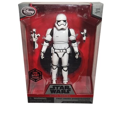 Disney Star Wars Elite Series First Order Stormtrooper Diecast Action Figure New - Image 1 of 4
