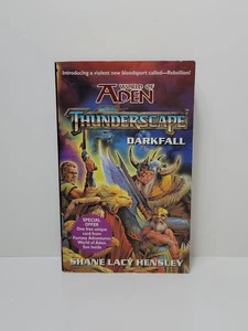 Thunderscape Darkfall World Of Aden By Shane Lacy Hensley, First Printing - Picture 1 of 6