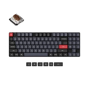 K13 Pro Ultra-Slim QMK/VIA Wireless Mechanical Keyboard TKL Layout with Numpa... - Picture 1 of 9