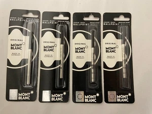 Mont Blanc Kugelschreibermine mittlere und breite Spitze schwarz Germany 15150 15152 - Bild 1 von 5