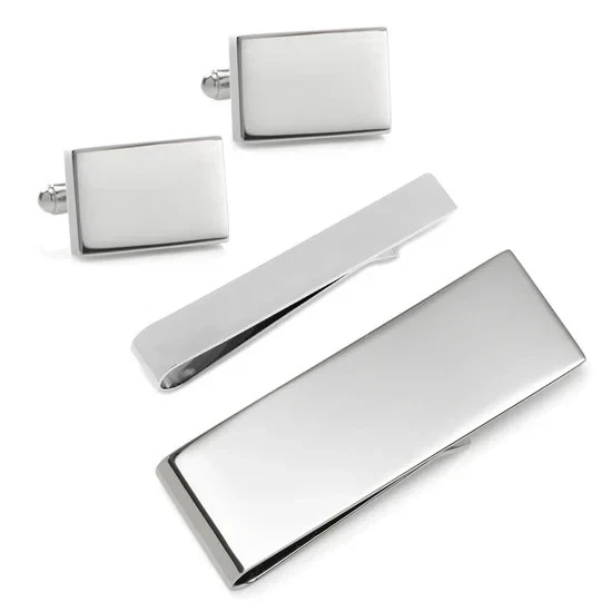 Engravable Rectangle Infinity 3-Piece Gift Set - Image 1 of 4
