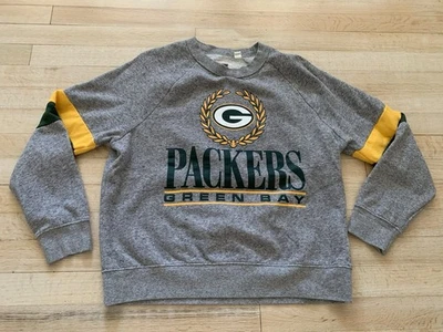 Moletom Green Bay Packers gola redonda tampa traseira feminino tamanho médio - Imagem 1 de 4