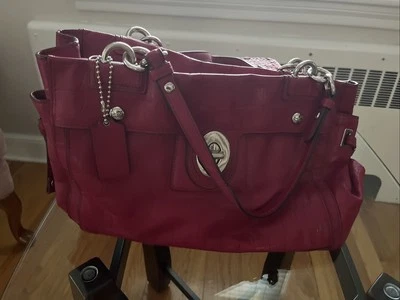 Bolso de Mano Coach Peyton Rosa Oscuro Brillante 14520 Foto 1 de 4