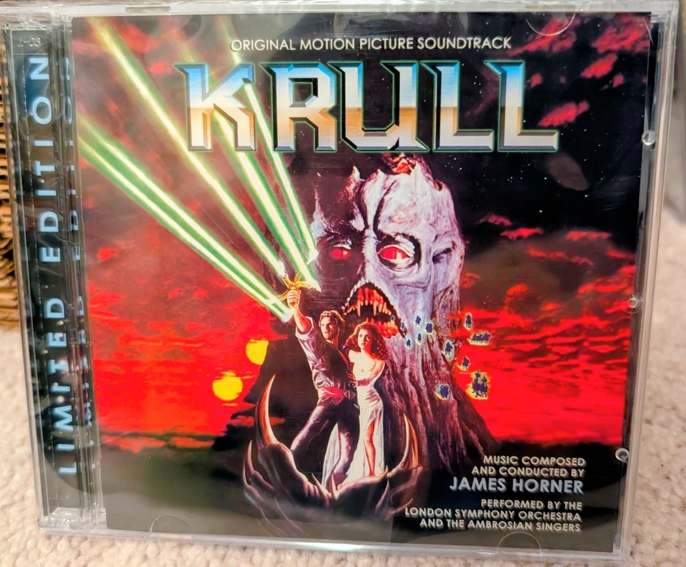 Krull Original 2-Disc Soundtrack by James Horner La-La Land Records LLLCD-1360 Foto 1 de 2