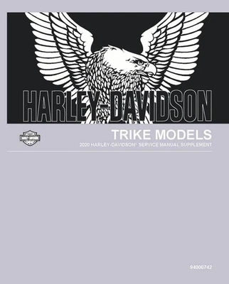 2020 Harley Davidson FLHTCUTG Tri Glide Ultra Trike Service Manual Supplement Foto 1 de 4