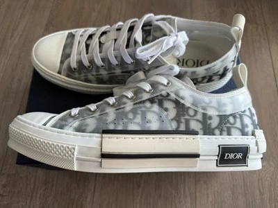 Dior B23 Oblique Logo Low Cut Sneakers 10US Used with Minor Wear - Image 1 of 4