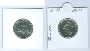 France 1 Franc 2000 Uncirculated From KMS Only 100.500 Piece - Picture 1 of 1