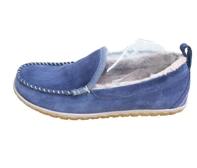 Zapatillas de montaña para mujer LL Bean mocasín forradas de lana índigo crudo talla 8 M Foto 1 de 4