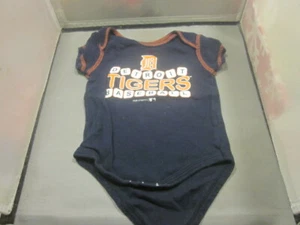 Detroit Tigers Infant Toddler Bodysuit 6/9 month BLUE TEAM ATHLETICS - Picture 1 of 4