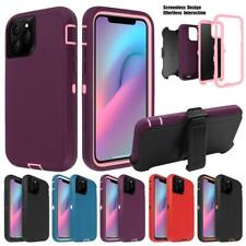 For iPhone 12 Pro Max 12 / 12 MINI Shockproof Case Cover Belt Clip Fits Otterbox