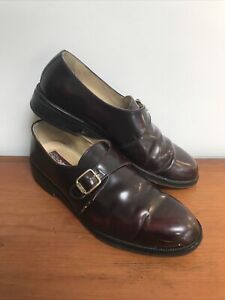 Full Leather Shoes With Buckle Detail By Antonelli ~ Size 9  EU 43 Made In Spain