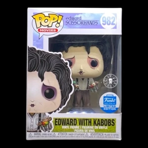 Funko Pop + Protector!  Movies #982 Horror Edward with Kabobs (Funko Shop) - Picture 1 of 12