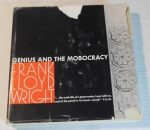 GENIUS AND THE MOBOCRACY by FRANK LLOYD WRIGHT - Horizon Press, 1971 - Picture 1 of 5