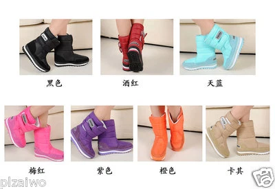 Tallas más grandes/Impermeable/Cálido/Moda/Botas para correr Botas para nieve Botas para mujer Foto 1 de 4