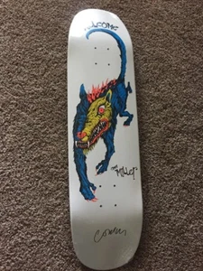 Welcome Skateboards Autogramm Chris Miller Deck - Bild 1 von 6