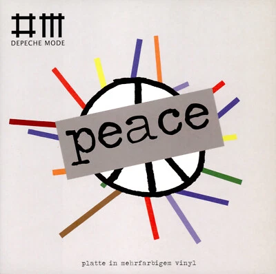 DEPECHE MODE - PEACE (SINGLE VERSION) 7’’ GREY MARBLED SINGLE MUTE BONG41 - Image 1 of 4