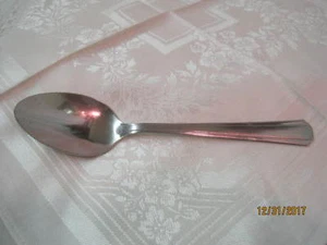 Vintage Majesco stainless USA oval Soup spoon Fork MJS6 - Picture 1 of 3