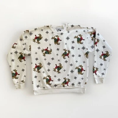 Riot Society Navidad Travieso Risky Reno Pullover Sudadera Unisex Grande Foto 1 de 4