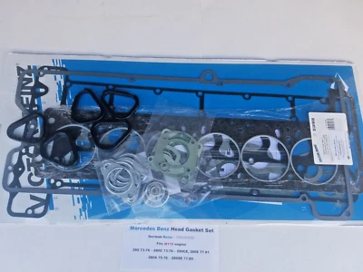 Juego de juntas de culata motor Mercedes Benz M110 280,280C 73-76,280CE,280E,280S,280SE Foto 1 de 4