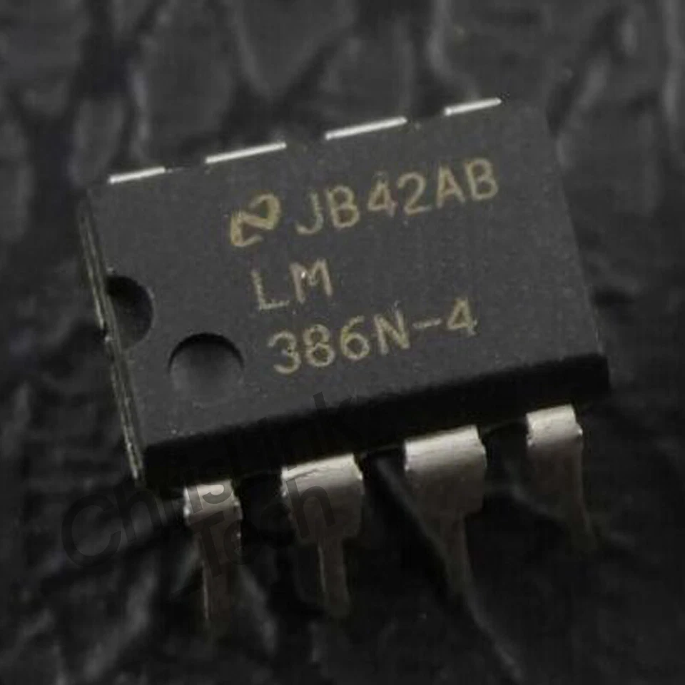 GCSUPERMARKET 5/10/50pcs New LM386N-4 LM386N DIP-8 Integrated Circuit