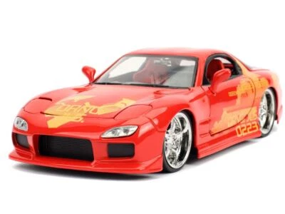 Jada Fast & Furious Jls Mazda RX-7 Orange 1993 1:24 Voiture Miniature - 30747 - Photo 1/4