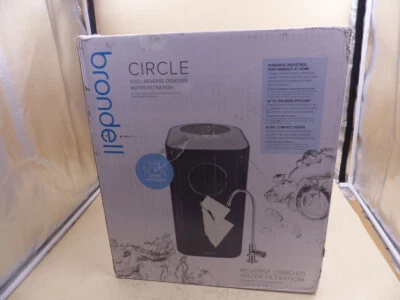 SISTEMA DE FILTRACIÓN DE AGUA ÓSMOSIS INVERSA BRONDELL CIRCLE RC100 1280827 CON GRIFO Foto 1 de 4