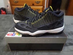 AIR JORDAN 11 RETRO LOW IE 2007 BLACK/ZEST-WHITE 306008 002 - Picture 1 of 17