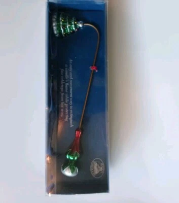 Árbol de Navidad y adornos Boston Warehouse 1998 vintage apagador de velas Foto 1 de 4