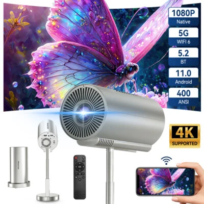 4K проектор с WiFi и Bluetooth родной 1080P видео проектор домашнего кинотеатра - Изображение 1 из 4