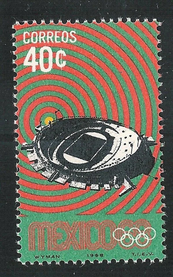 mae22 México 1968 68 Juegos Olímpicos sc#997 Estadio Olímpico Foto 1 de 1